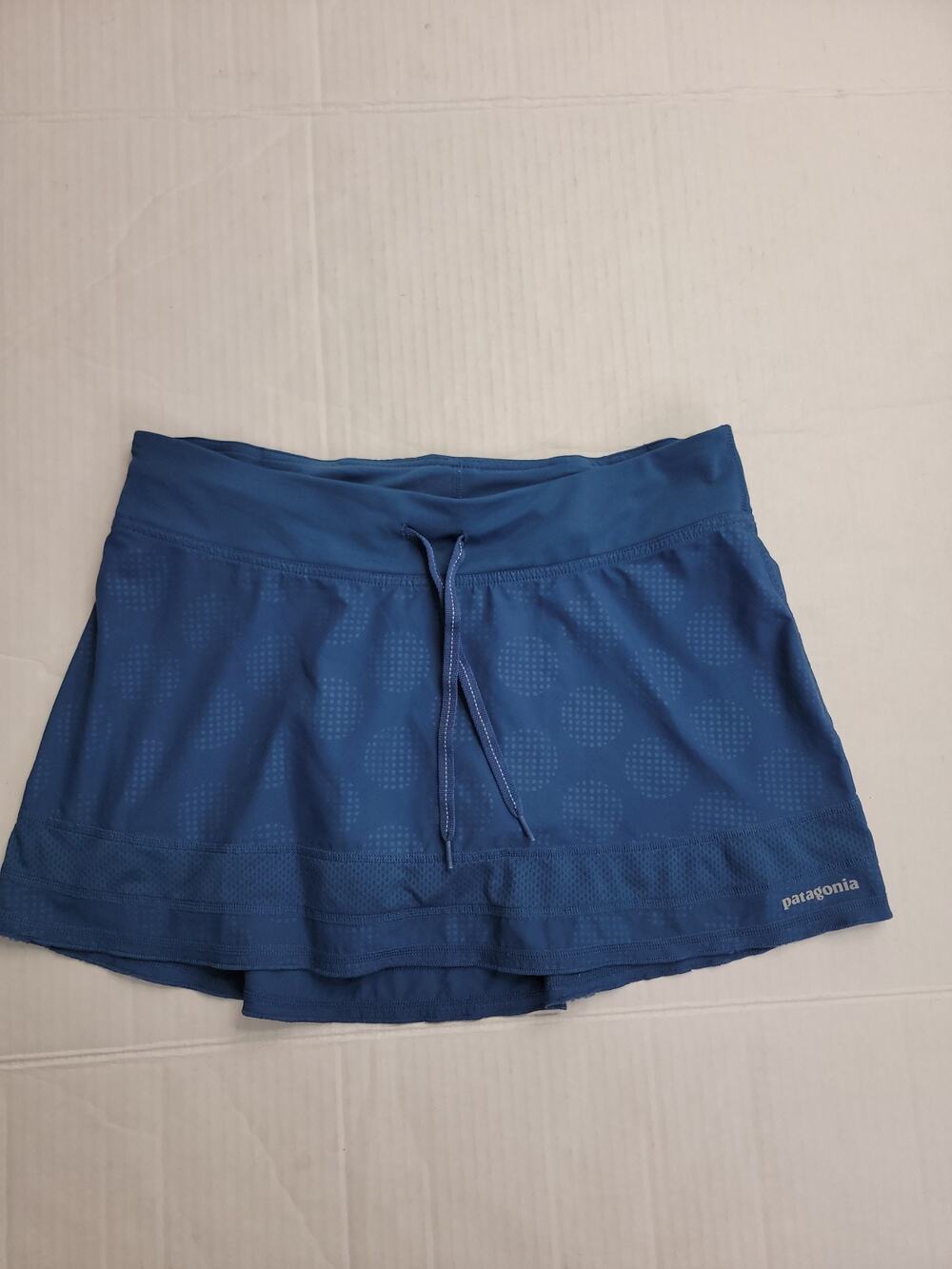 Patagonia Strider Skirt Womens Sz M Drawstring Skort Gorpcore Outdoor Blue